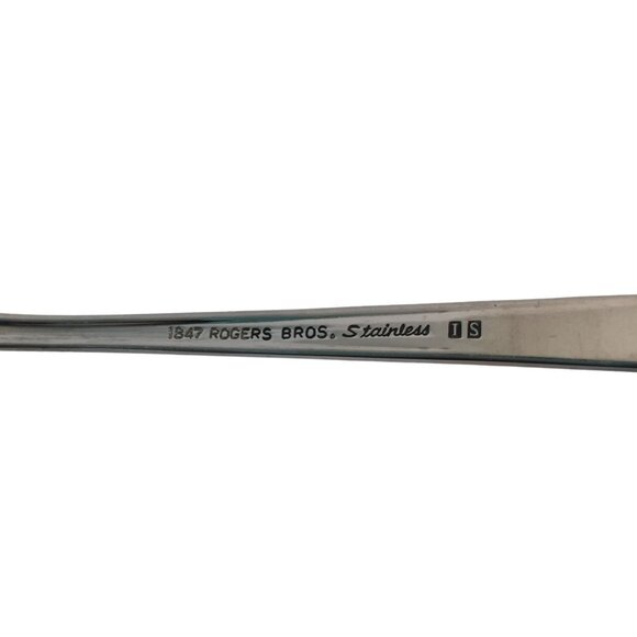 1847 Rogers Bros Navaho Stainless Steel Flatware Cutlery Lot of 4 Teaspoons - Picture 3 of 5